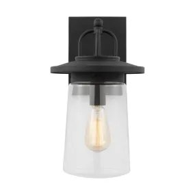 Tybee 16 In. Outdoor Wall Light Black Finish