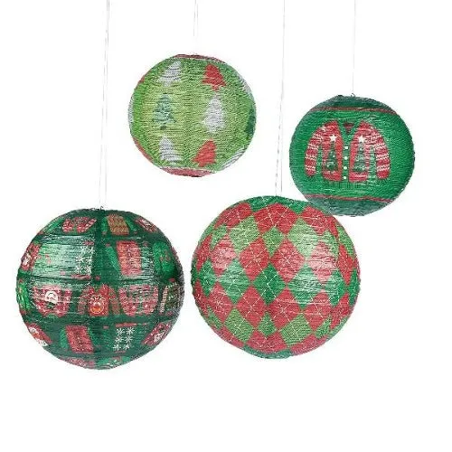 Ugly Sweater Hanging Paper Lanterns