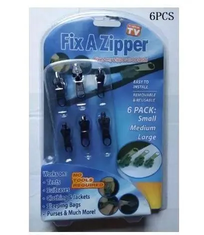 Universal Zipper Repair Kit: Easy Fix for All Sizes - Durable Metal Teeth - Sewing Clothes, Bags & More