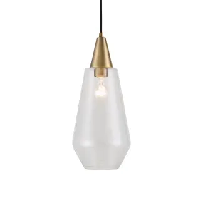 Uttermost Eichler Antique Brass 1 Light Mini Pendant