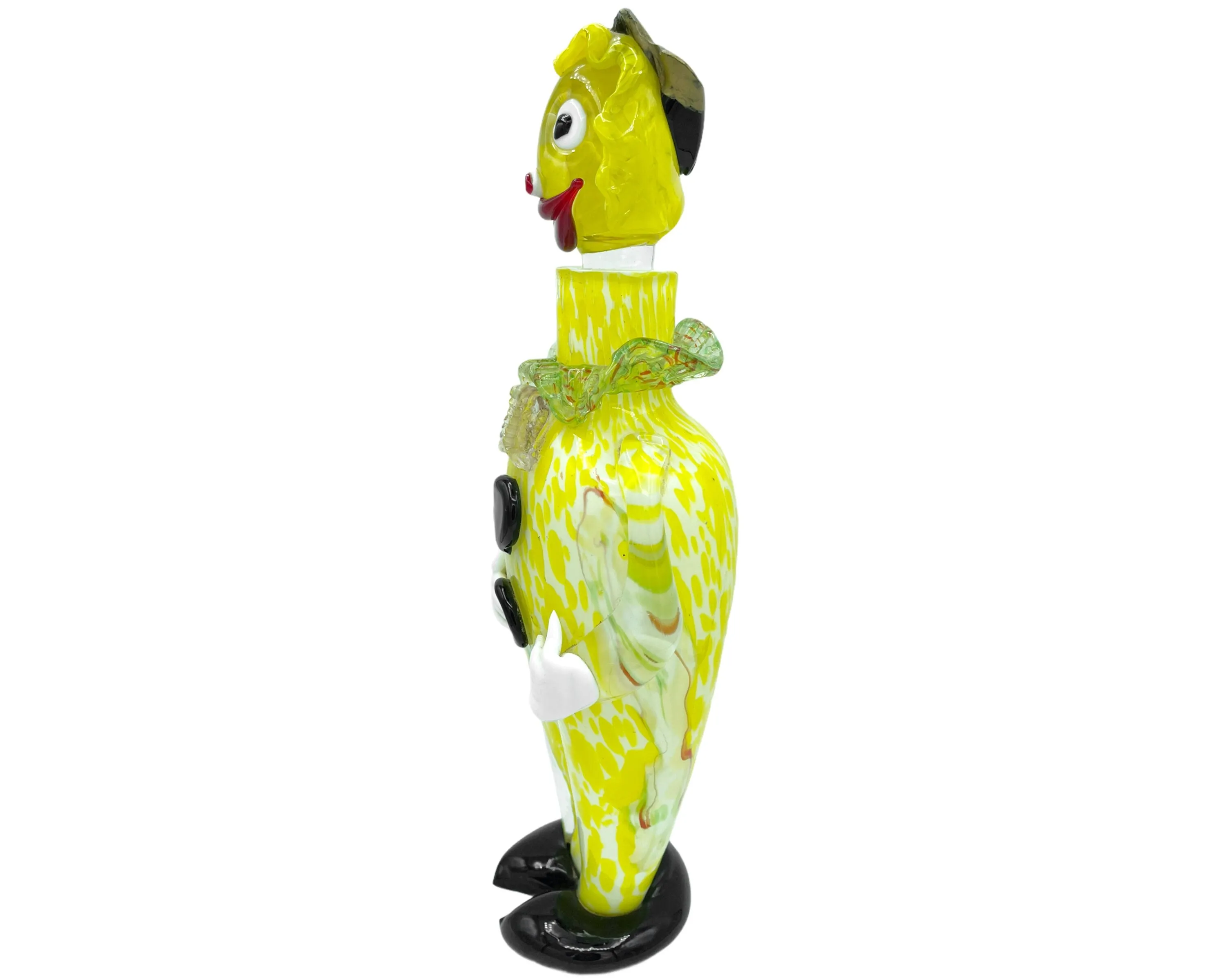 Vintage Murano Glass Clown Figural Decanter Bottle Figurine 14