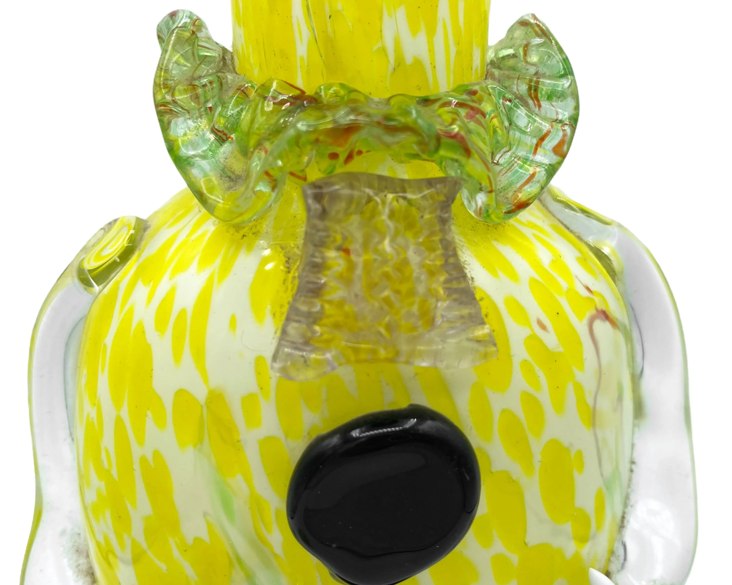 Vintage Murano Glass Clown Figural Decanter Bottle Figurine 14