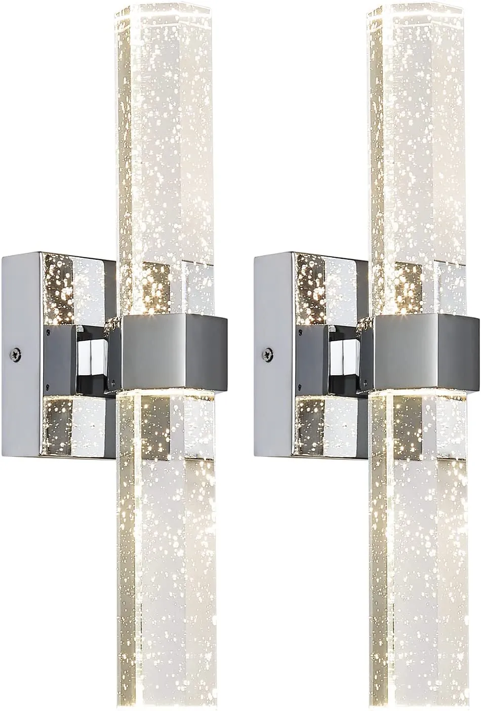 Wall Sconce Modern Crystal Bathroom Vanity Light 3000K