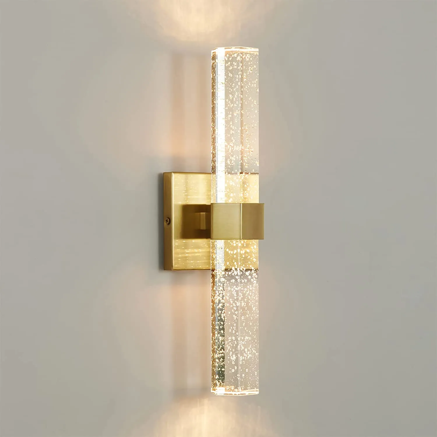 Wall Sconce Modern Crystal Bathroom Vanity Light 3000K