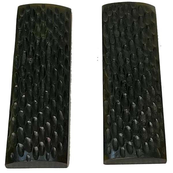 Water Buffalo Scales - Jigged   Picked - Black - 3/8" X 1.5:" X5"