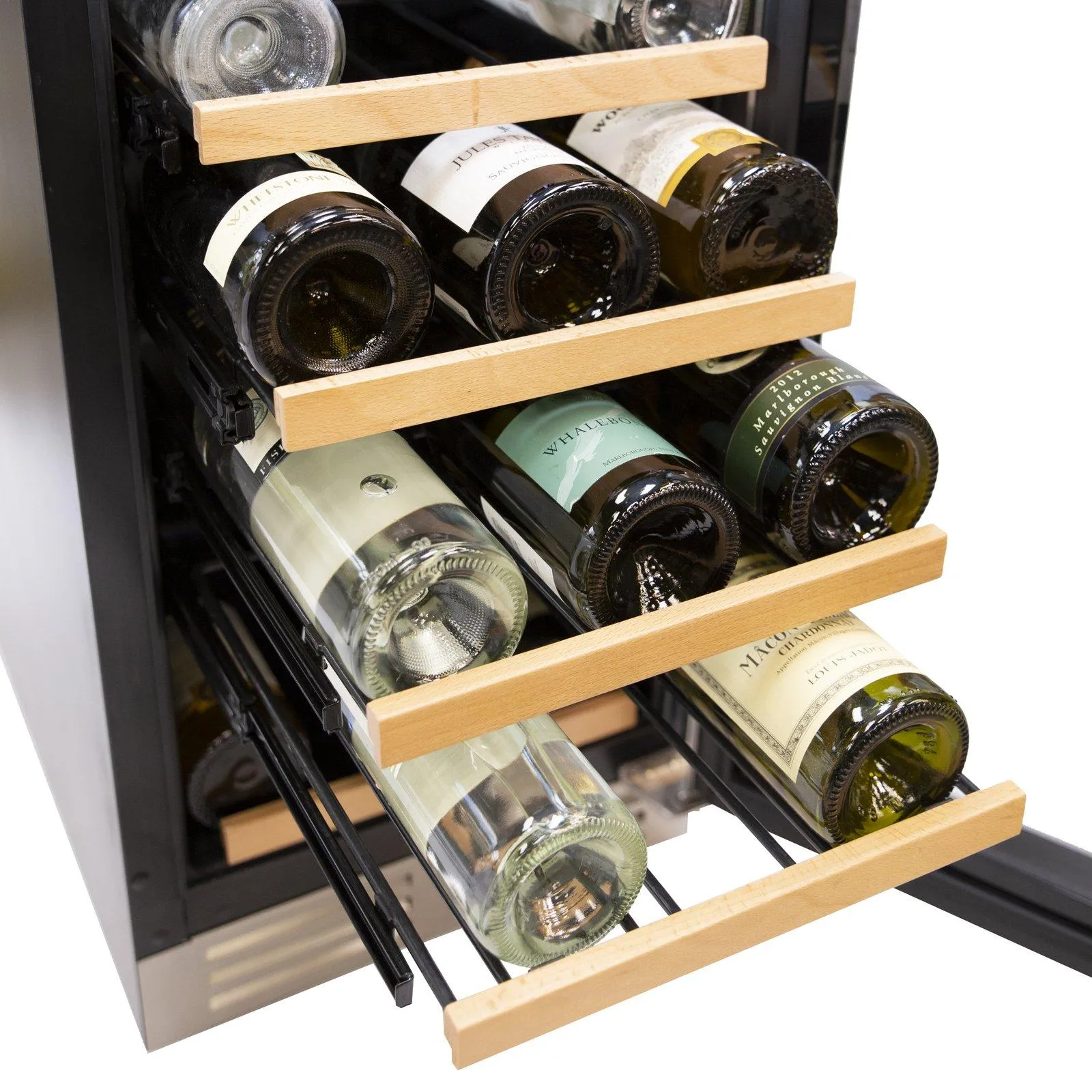 WCF281E3SS Avanti 28 Bottle DESIGNER Series Wine Cooler - Stainless Steel / 28 Bottles