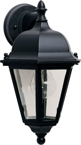 Westlake Cast 1-Light Outdoor Wall Lantern in Black