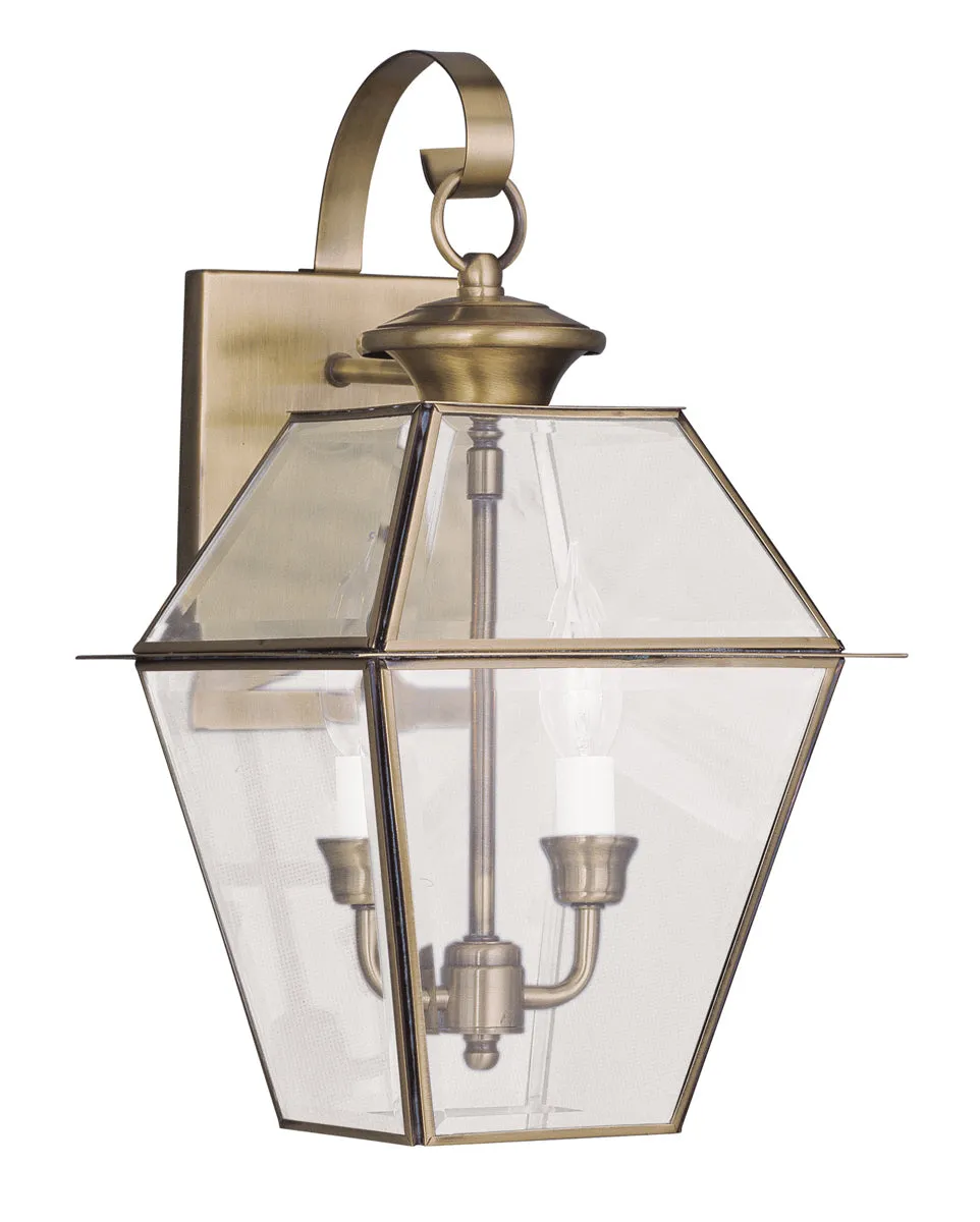 Westover 2-Light Outdoor Wall Lantern