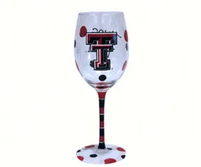 Wine Glass (12 oz) Texas Tech Red Raiders