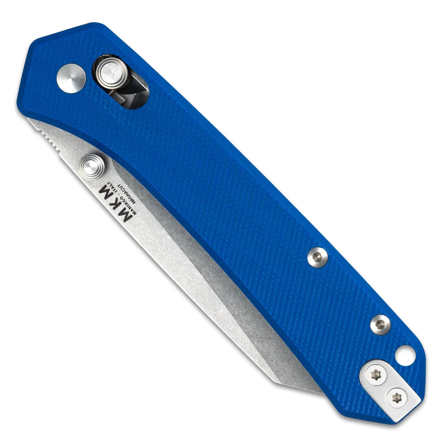 Yipper Pocket Knife - Blue G10 - MagnaCut