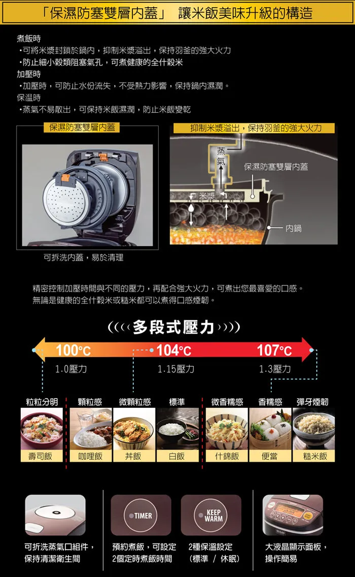 Zojirushi Rice Cooker NP-BSQ10/18 <IH Pressure> (Made in Japan)